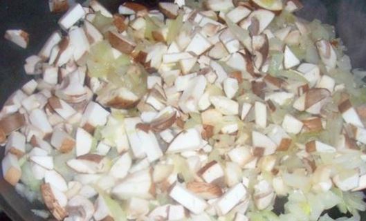 Champignon-Zwiebel-Sauce