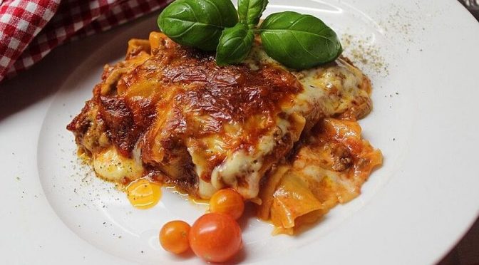Einfache, schnelle Lasagne